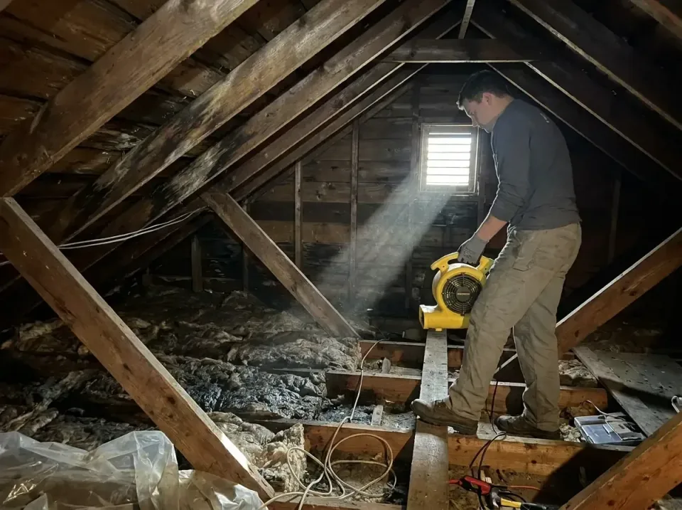 attic-water-damage-drying-proc-007 — frequently asked questions, Emergency Water Extraction & 24/7 Flood Response in Brecken…